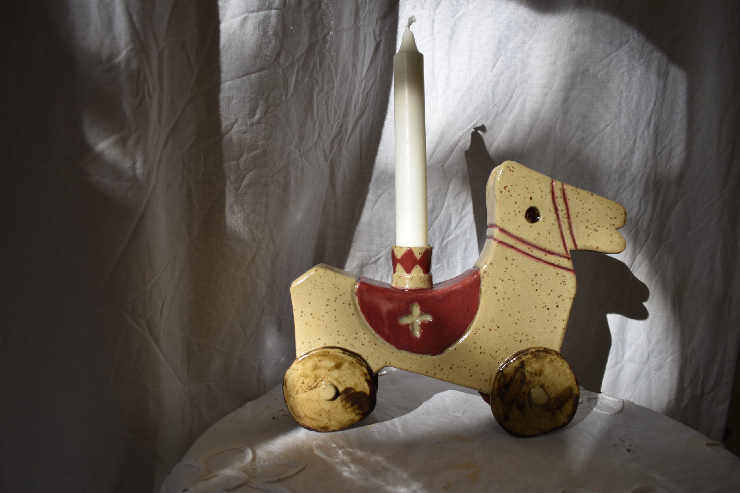 Fire Horse candleholder